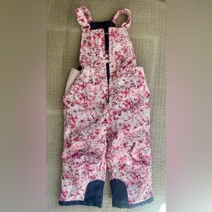 Tesla Pink and Gray Toddler Snowsuit